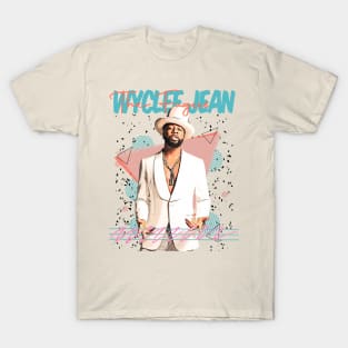 Retro Vintage Wyclef Jean // The Fugees Fan Art Design T-Shirt